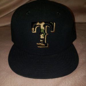 Texas Rangers - Black/Camo - 59FIFTY Hat